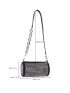 Mini Studded Decor Bucket Bag Chain Strap