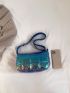 Holographic Square Bag Quilted Medium