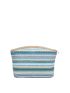 Striped Pattern Straw Bag For Vacation Beach