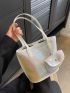 Sequin Decor Square Bag With Small Wallet For Party Club