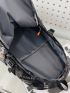 Letter Graphic Travel Backpack Medium For Business Travel