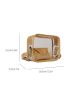 Small Envelope Bag Clear Casual Yellow For Daily Trip Outdoor