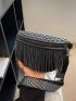 Small Fanny Pack Studded & Fringe Decor