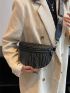 Small Fanny Pack Studded & Fringe Decor