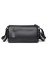 Small Crossbody Bag Litchi Embossed Genuine Leather