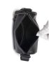 Small Crossbody Bag Litchi Embossed Genuine Leather