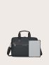 Oversized Classic Briefcase Minimalist