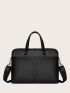 Oversized Classic Briefcase Minimalist