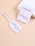 2pcs Passport Case Luggage Tag Letter Graphic