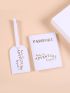 2pcs Passport Case Luggage Tag Letter Graphic