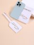 2pcs Passport Case Luggage Tag Letter Graphic