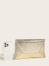 Metallic Envelope Bag Flap Funky