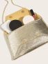 Metallic Envelope Bag Flap Funky