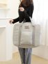 Foldable Travel Bag Unisex Waterproof Oxford Fabric Luggage Storage Suitcase Match Large Capacity