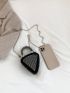 Mini Geometric Shaped Studded Novelty Bag
