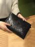 Studded Decor Square Bag Medium For Party Work Office