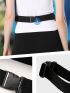 1pc Earphone Hole Detail Running Bag
