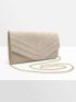 Minimalist Envelope Bag Velvet Red For Party Prom