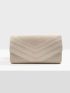 Minimalist Envelope Bag Velvet Red For Party Prom