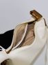 Minimalist Hobo Bag Zipper Medium Elegant