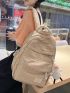 Plaid Pattern Classic Backpack Cartoon Bag Charm Decor For School