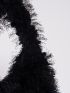 Black Fluffy Hobo Bag for Women