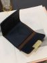Colorblock Sequin Design Small Pouch