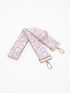 Geometric Pattern Shoulder Bag Strap Adjustable-strap