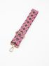 Geometric Pattern Bag Strap Polyester
