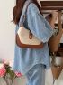Vintage Women's Bag Armpit Shoulder Bag Pu Leather Shoulder Purse Spring Summer Women Hobo Bag