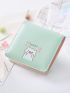 Cartoon Graphic Small Wallet Extra Thin