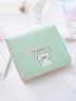 Cartoon Graphic Small Wallet Extra Thin