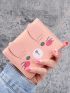 Cartoon Graphic Small Wallet PU Cute
