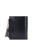 Two Tone Small Wallet Letter Graphic Tassel Decor