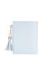 Two Tone Small Wallet Letter Graphic Tassel Decor
