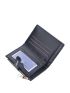 Crocodile Embossed Small Wallet Letter Graphic With Zipper PU