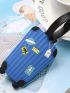 Suitcase Luggage Tag Airplane Travel Accessory Women Men Name Id Tag Address Holder