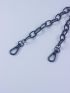 Minimalist Bag Strap Black Chain