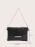 Minimalist Crocodile Embossed Clutch Bag for Women