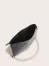 Minimalist Crocodile Embossed Clutch Bag for Women