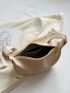 Minimalist Zipper Hobo Bag for Women