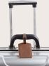 Minimalist Luggage Tag Buckle Decor Extra Thin