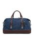 MARKROYAL Large-capacity Travel Bag Handbag Luggage Bag Fitness Photography Bag Canvas Bag Men And Women Shoulder Bag Blue