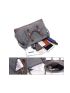 MARKROYAL Large-capacity Travel Bag Handbag Luggage Bag Fitness Photography Bag Canvas Bag Men And Women Shoulder Bag Gray