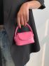 Mini Neon Pink Square Bag for Women