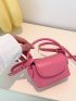 Mini Neon Pink Square Bag for Women