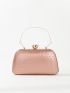 Mini Box Bag Rhinestone Decor Top Handle For Party