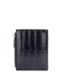Crocodile Embossed Small Wallet Pink Fashionable Credit Card Holder For Daily