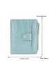 Crocodile Embossed Small Wallet Pink Fashionable Credit Card Holder For Daily