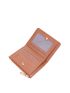 Crocodile Embossed Small Wallet Pink Fashionable Credit Card Holder For Daily